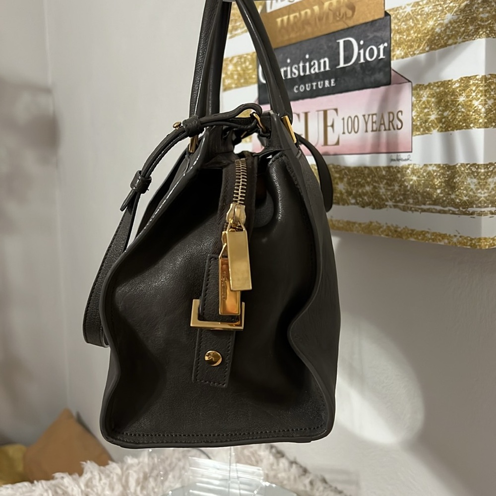YSL Cabas Bold Y Grey Bag - Picture 4 of 17